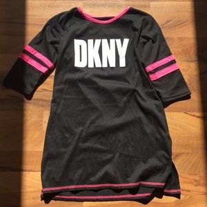 Black and pink DKNY shirt